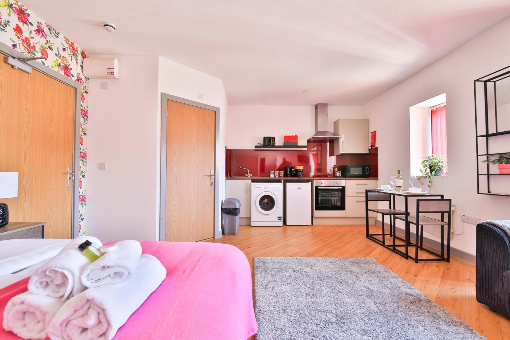 Princess Lofts City Centre Studios With Nespresso Coffee Machines & New Fast Wifi By Stayright 스완지 객실 사진